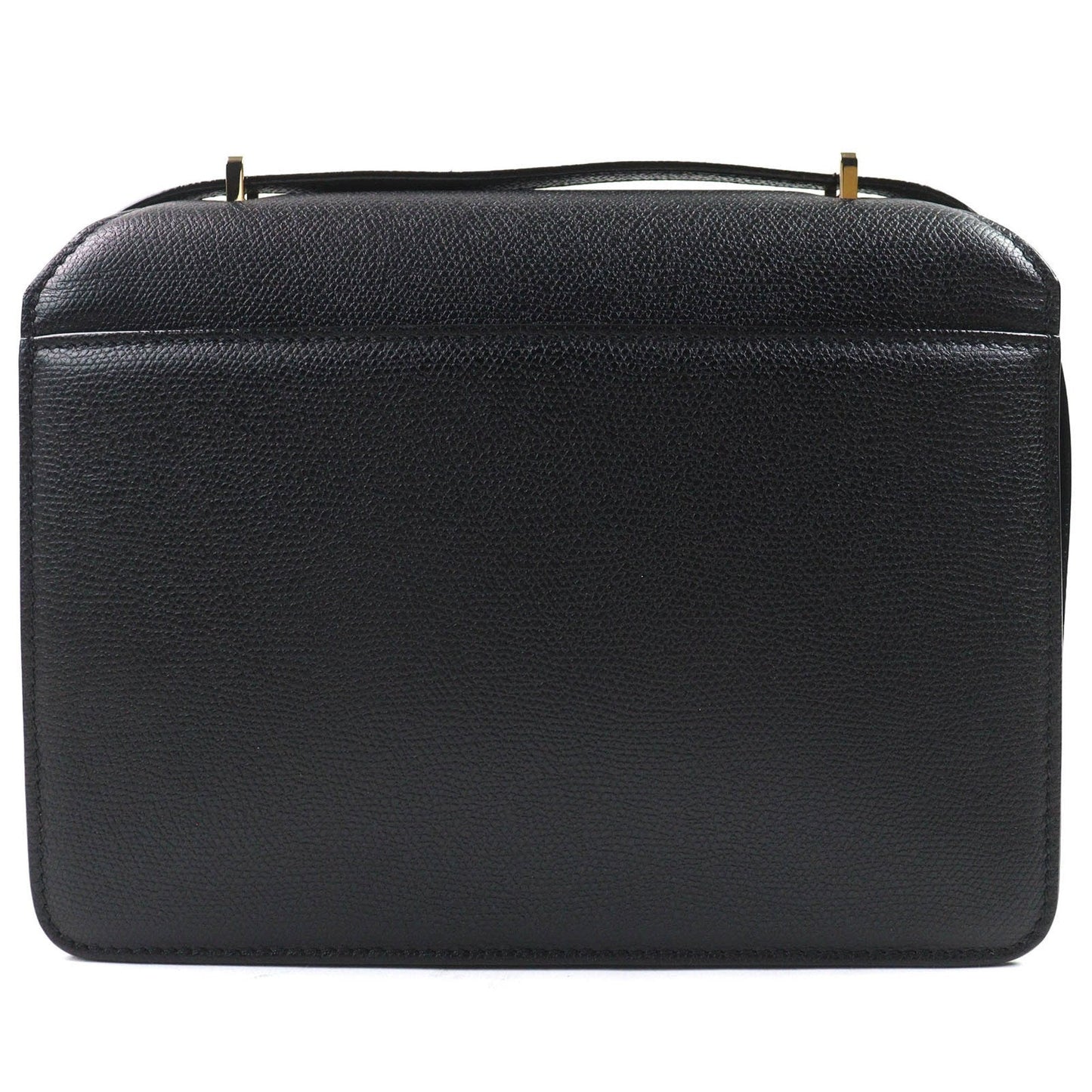 Valextra Black Leather Shoulder Bag (Pre-Owned)