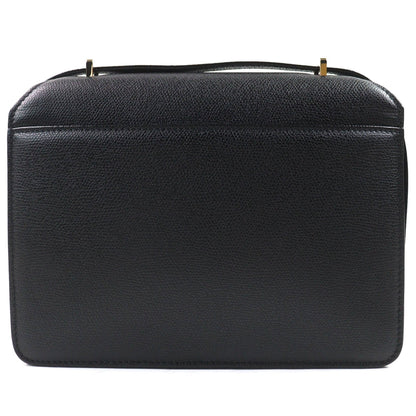 Valextra Black Leather Shoulder Bag (Pre-Owned)