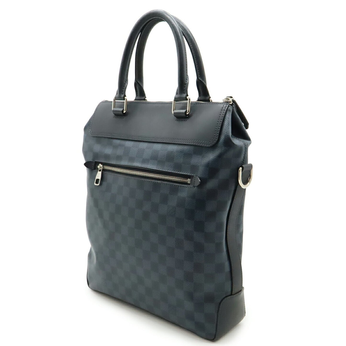 Louis Vuitton Damier Cobalt Navy Black Pvc Tote Bag (Pre-Owned)