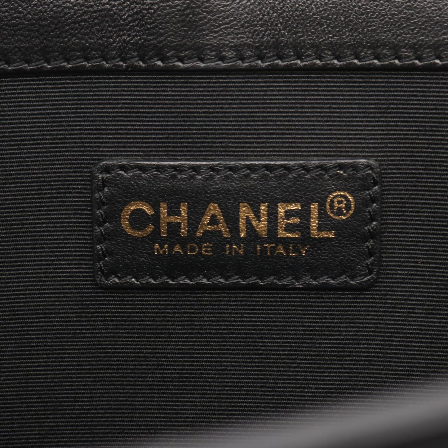 Chanel Black Navy White Canvas Leather Tote Bag (Pre-Owned)