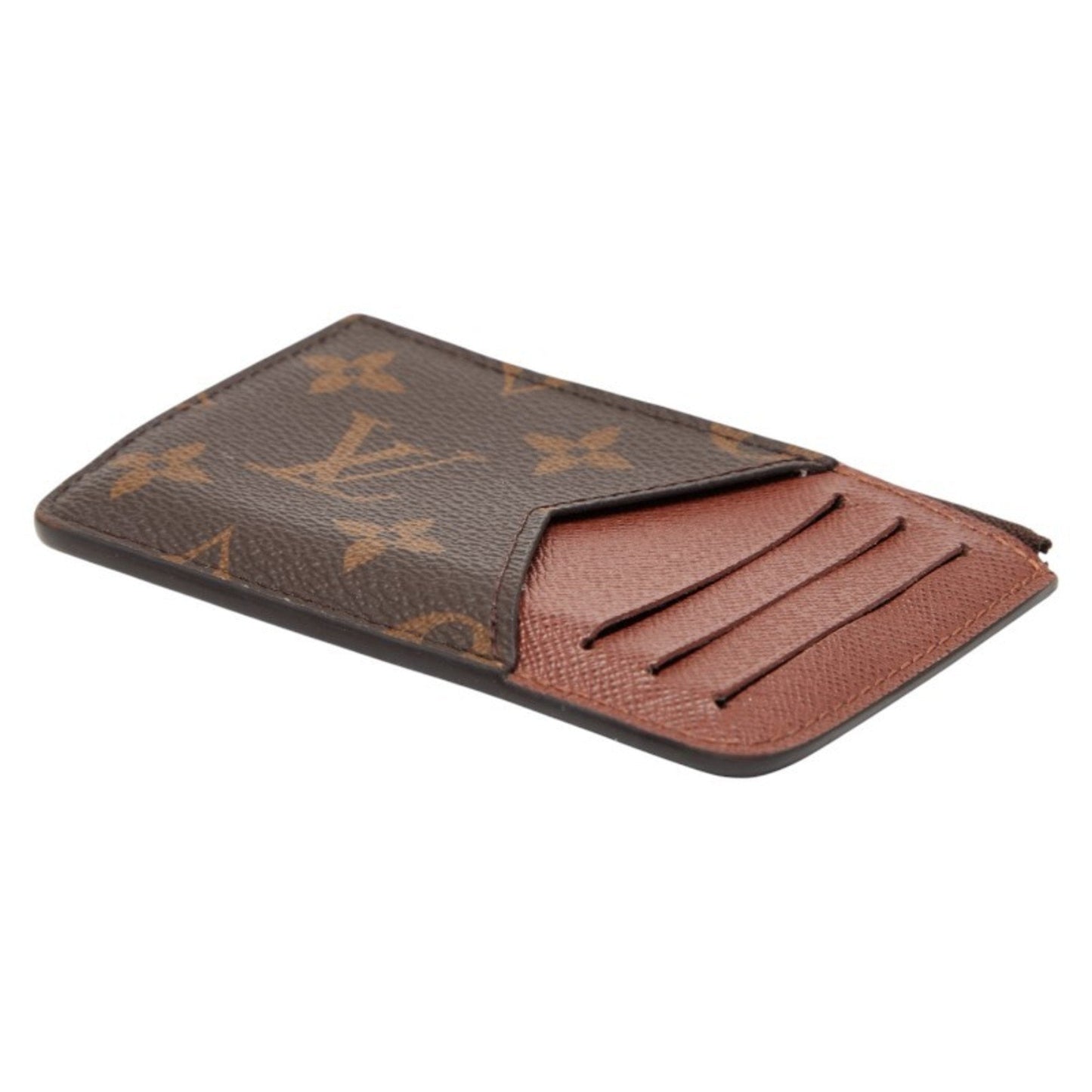 Louis Vuitton Brown Pvc Leather Coin Purse/Coin Case (Pre-Owned)