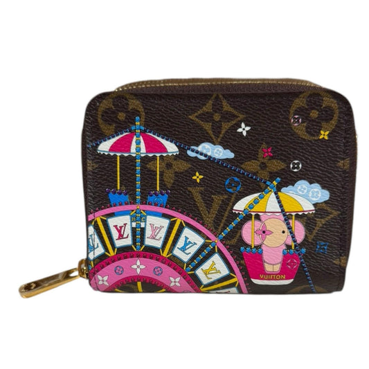 Louis Vuitton Brown Multi-Color Monogram Canvas Coin Purse/Coin Case (Pre-Owned)