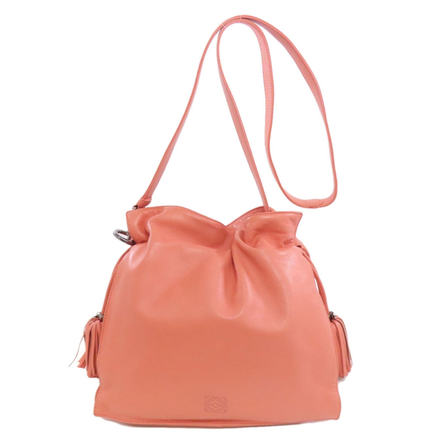 Loewe Flamenco Pink Leather Shoulder Bag (Pre-Owned)