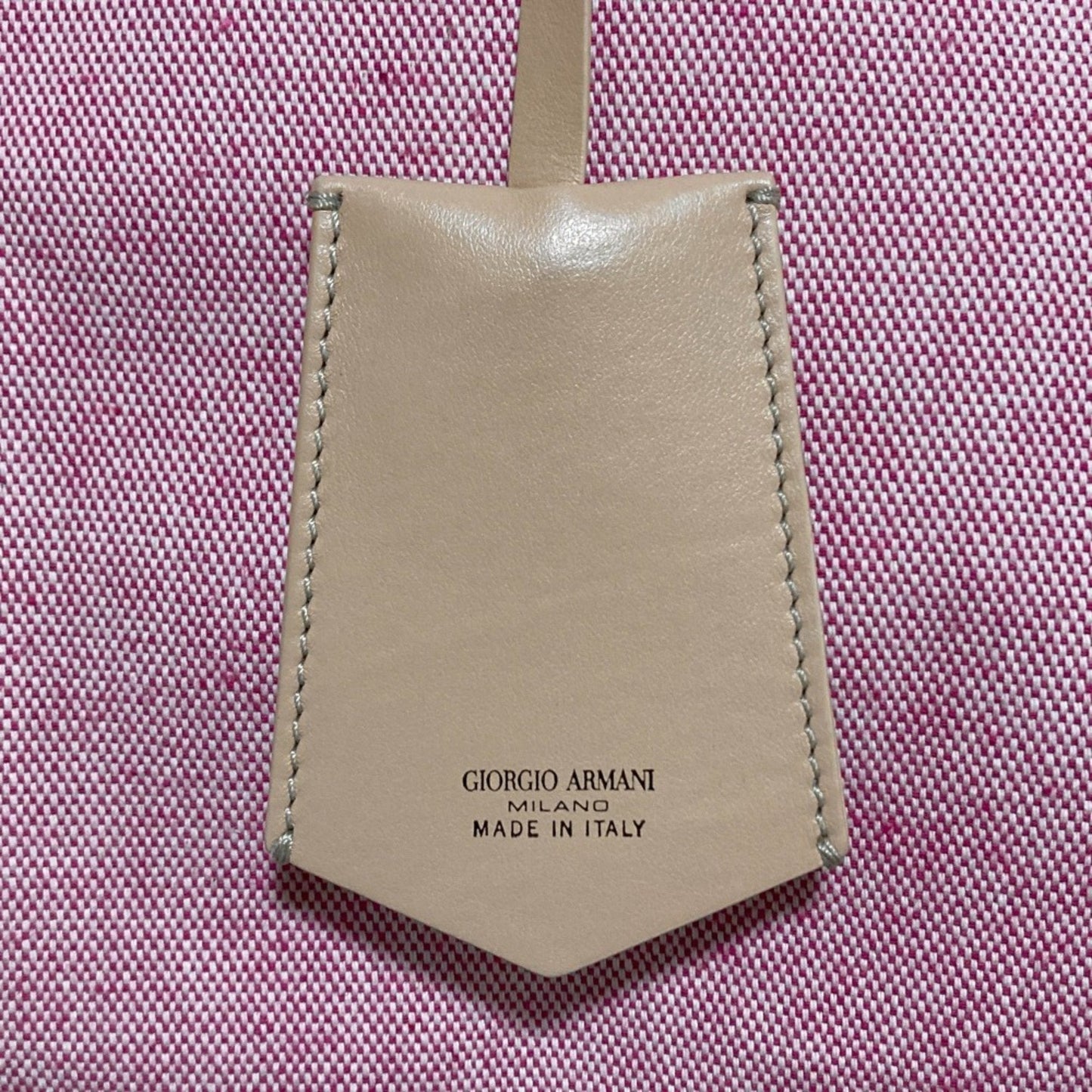 Giorgio Armani Pink Pink Beige Tote Bag (Pre-Owned)