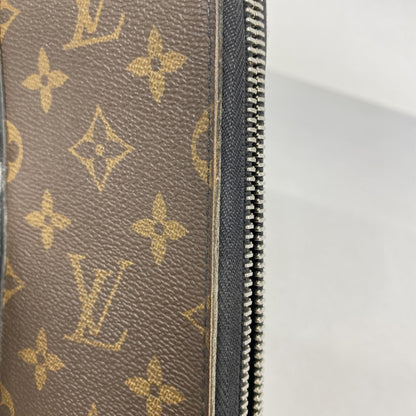 Louis Vuitton Black Brown Long Wallet (Bi-Fold) (Pre-Owned)