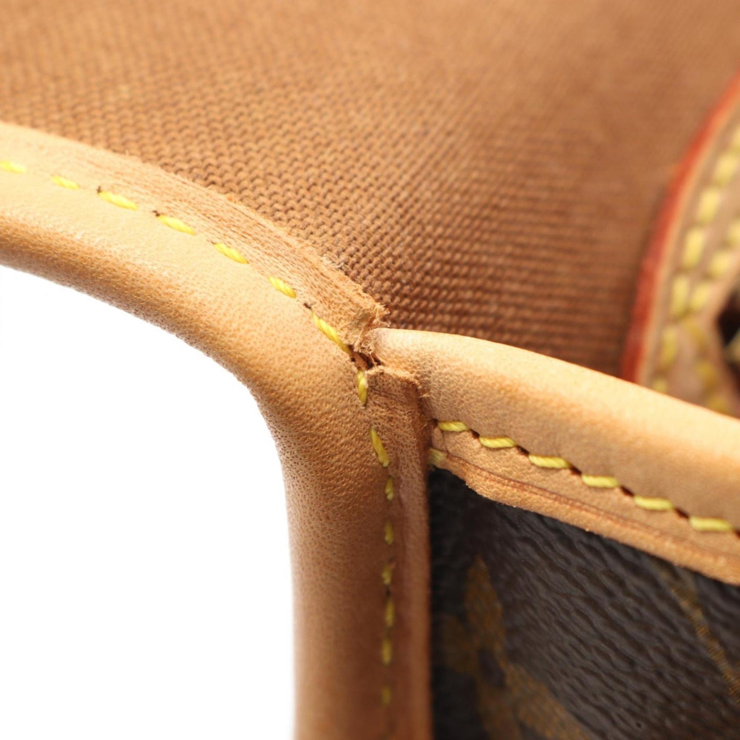 Louis Vuitton Brown Pvc Leather Shoulder Bag (Pre-Owned)