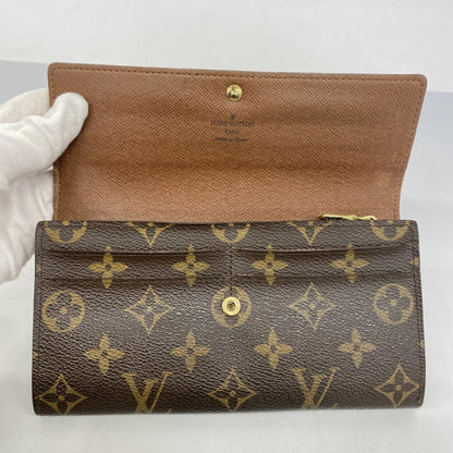 Louis Vuitton Brown Long Wallet (Bi-Fold) (Pre-Owned)
