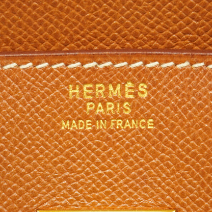Hermes Gold Courchevel Leather Handbag (Pre-Owned)