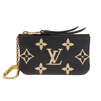 Louis Vuitton Beige Black Monogram Empreinte Coin Purse/Coin Case (Pre-Owned)