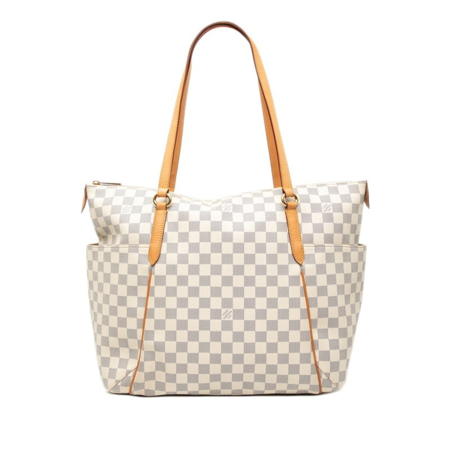 Louis Vuitton Ivory White Leather Pvc Shoulder Bag Tote Bag (Pre-Owned)