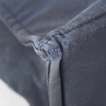 Hermes Navy Canvas Tote Bag (Pre-Owned)