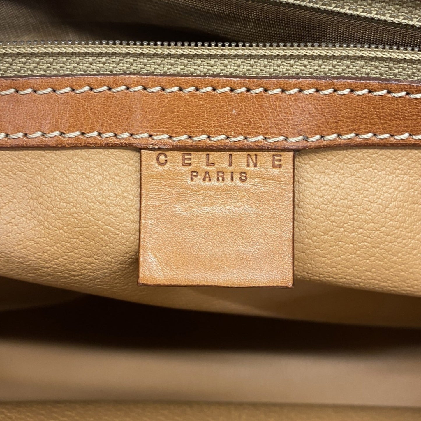 Celine Brown Pvc Tote Bag (Pre-Owned)