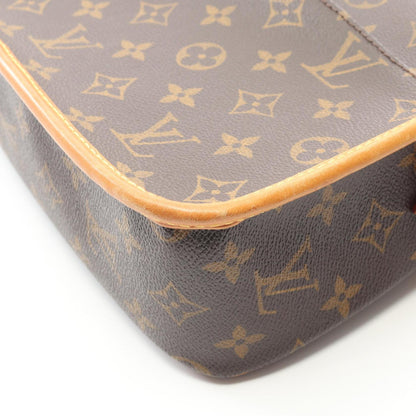 Louis Vuitton Brown Pvc Leather Shoulder Bag (Pre-Owned)