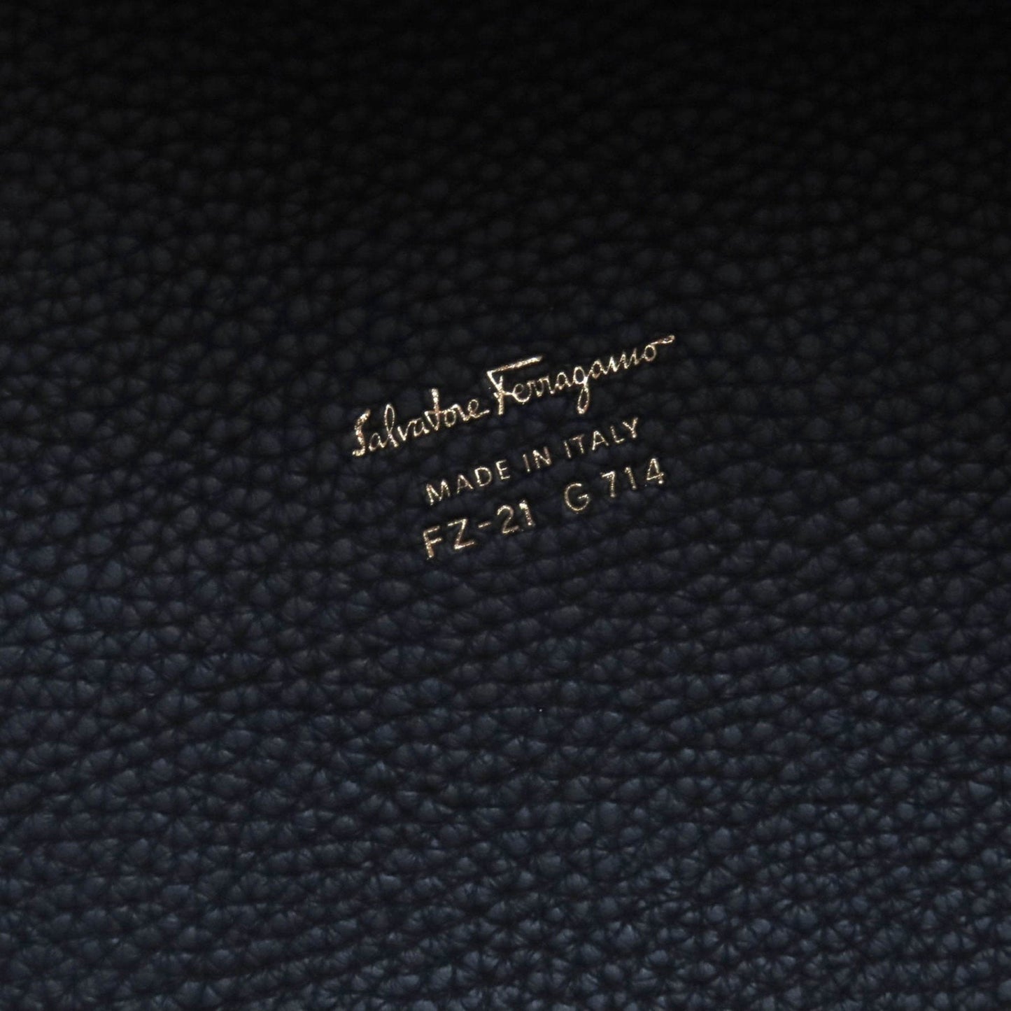 Salvatore Ferragamo Black Leather Tote Bag (Pre-Owned)