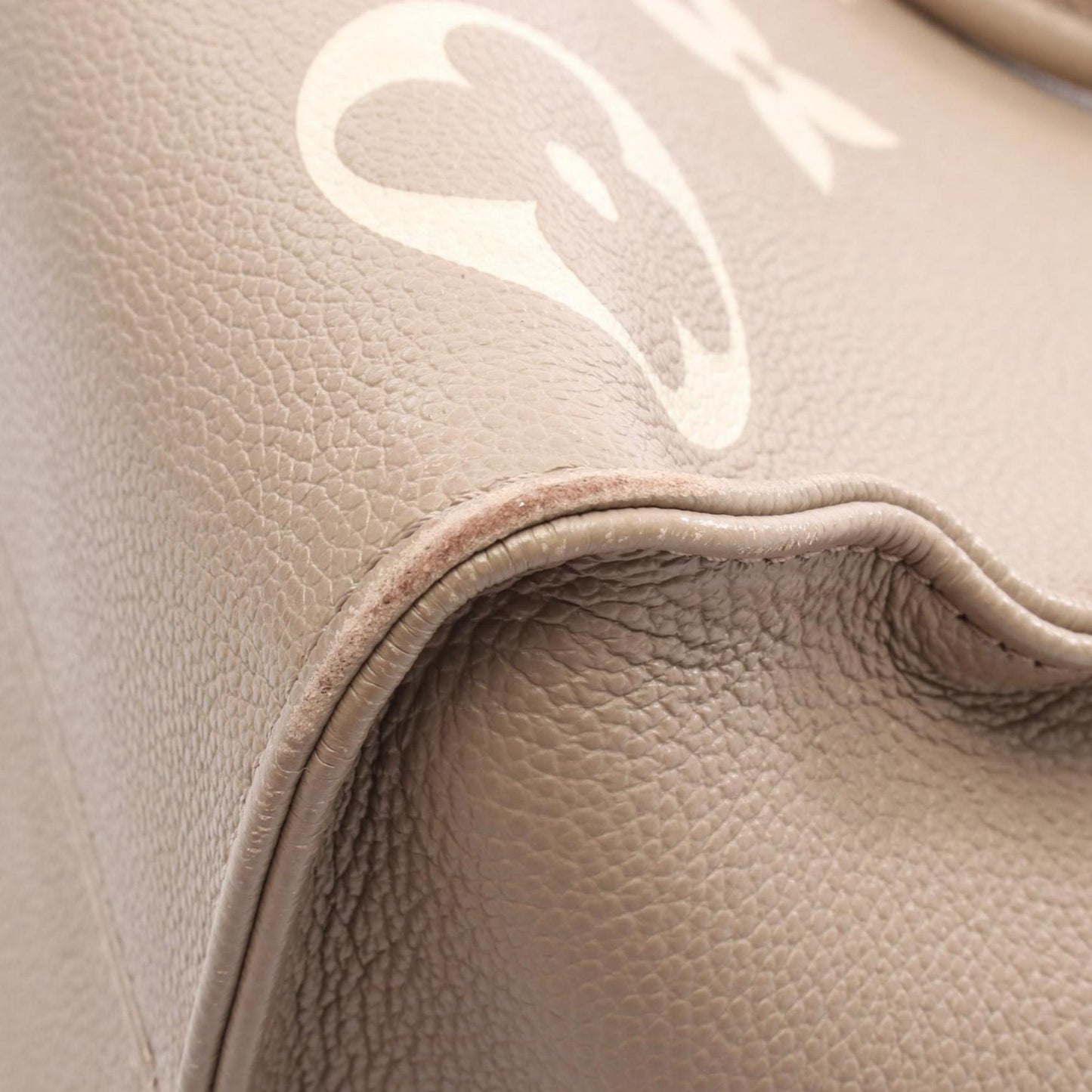 Louis Vuitton Beige Ivory Tourterelle Monogram Empreinte Tote Bag (Pre-Owned)