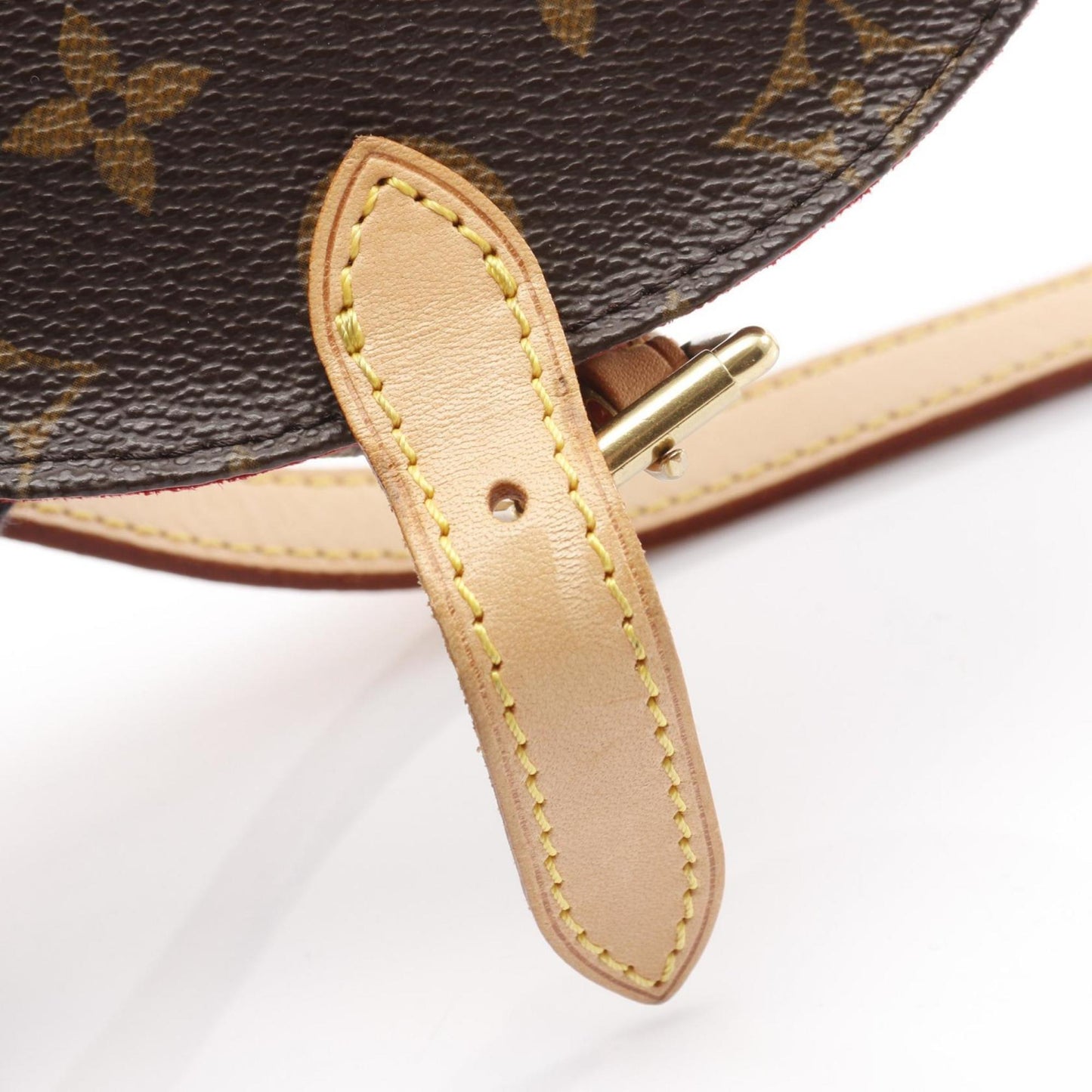 Louis Vuitton Brown Monogram Coated Canvas Leather Shoulder Bag (Pre-Owned)