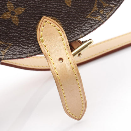 Louis Vuitton Brown Monogram Coated Canvas Leather Shoulder Bag (Pre-Owned)