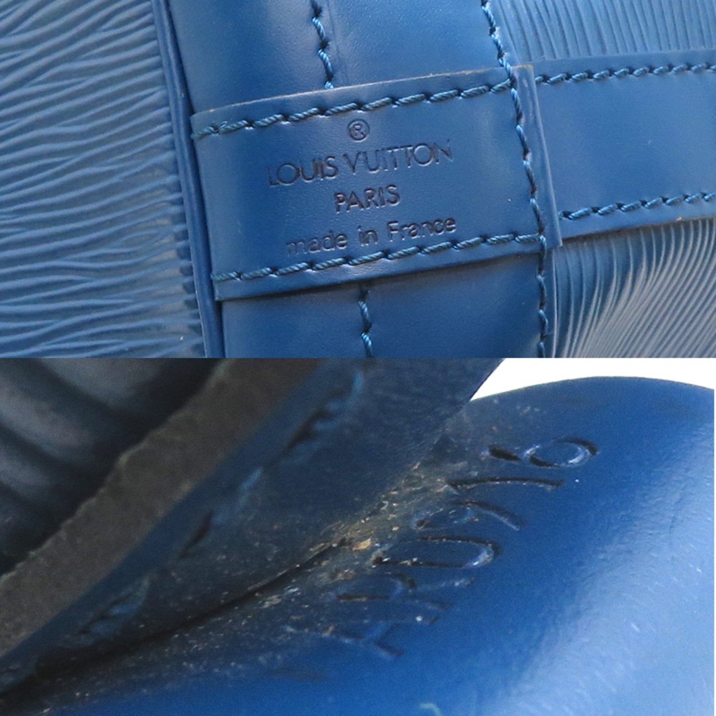 Louis Vuitton Toledo Blue Epi Leather Shoulder Bag (Pre-Owned)