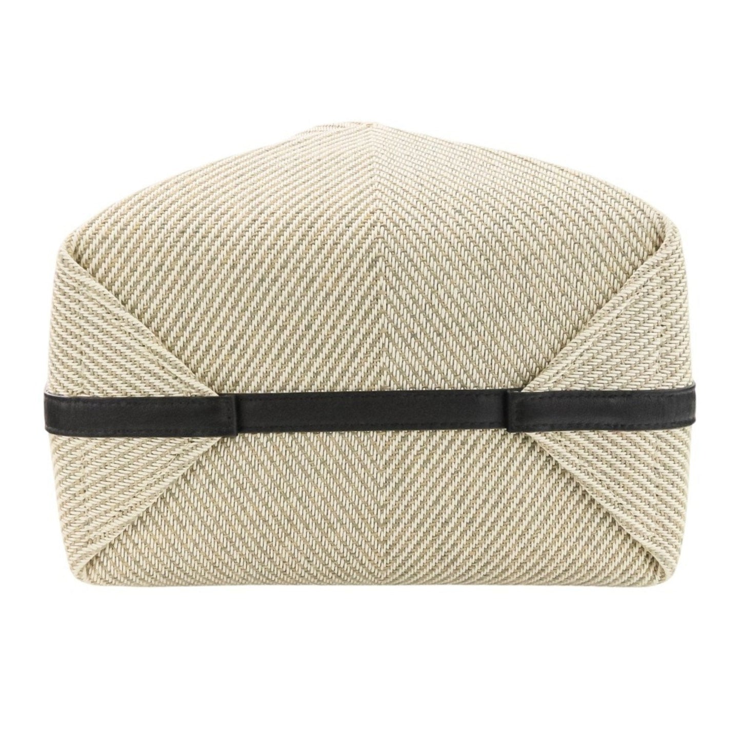 Loewe Beige Black Cotton Leather Tote Bag (Pre-Owned)