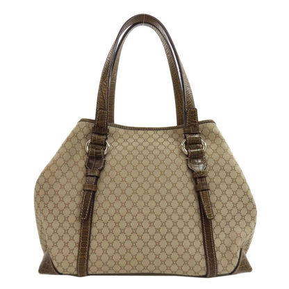 Celine Macadam Brown Canvas Tote Bag (Pre-Owned)