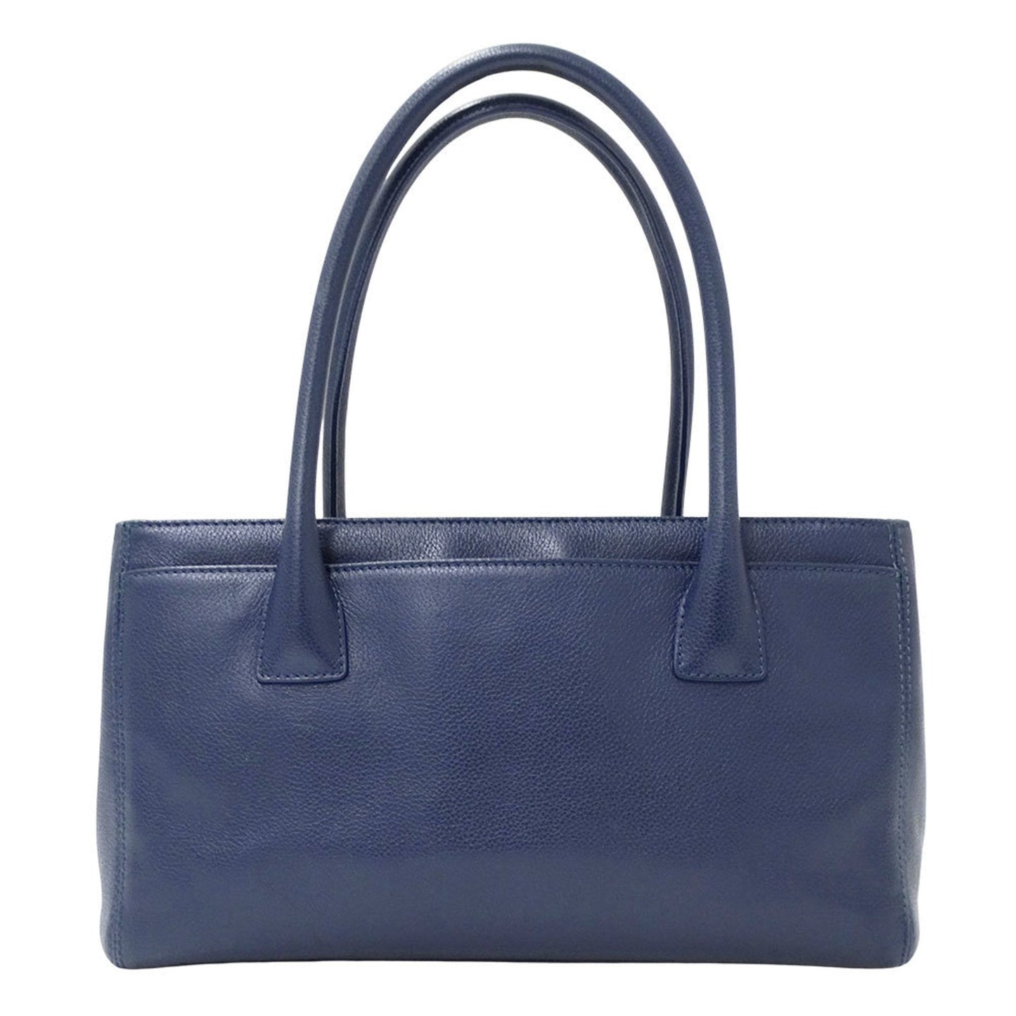 Chanel Blue Leather Tote Bag (Pre-Owned)