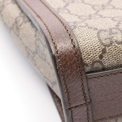 Gucci Beige Brown Multi-Color Gg Supreme Leather Handbag Tote Bag (Pre-Owned)