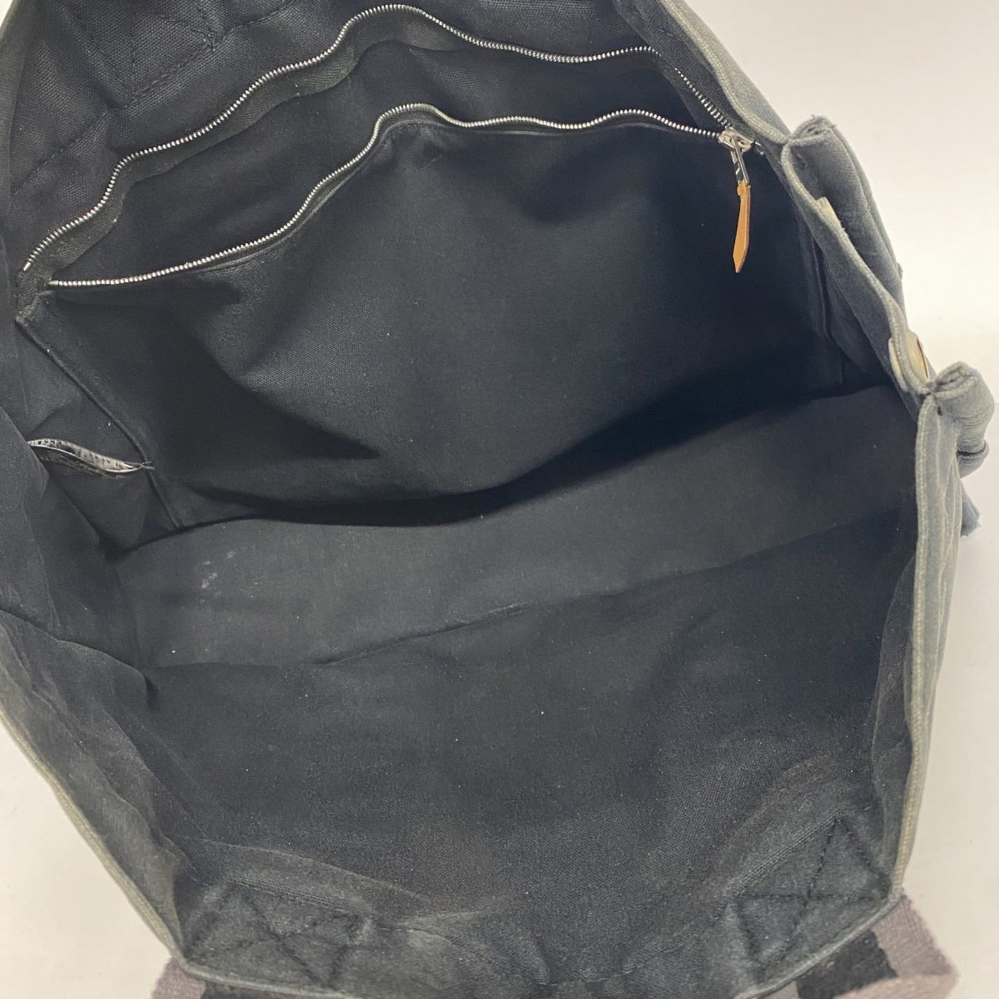 Hermes Black Canvas Tote Bag (Pre-Owned)