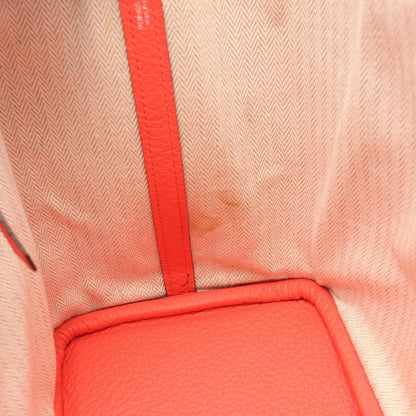 Hermes Red Color Leather Country Leather Tote Bag (Pre-Owned)