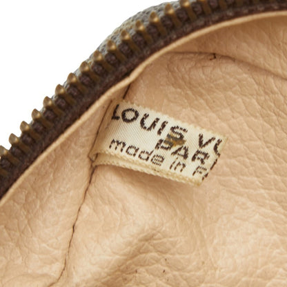 Louis Vuitton Brown Pvc Leather Clutch Bag (Pre-Owned)