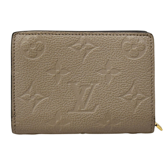 Louis Vuitton Beige Tourterelle Monogram Empreinte Wallet (Bi-Fold) (Pre-Owned)