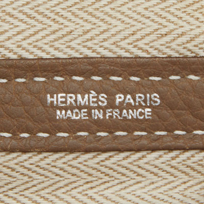 Hermes Beige Etoupe Gray Negonda Leather Handbag Tote Bag (Pre-Owned)