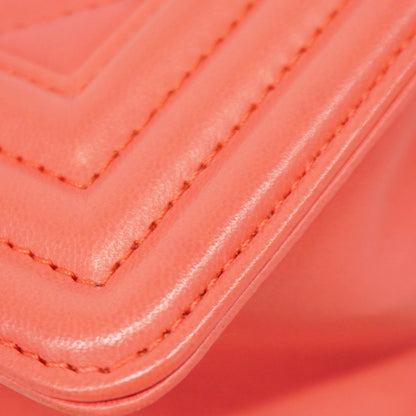 Chanel Pink Leather Shoulder Bag (Pre-Owned)