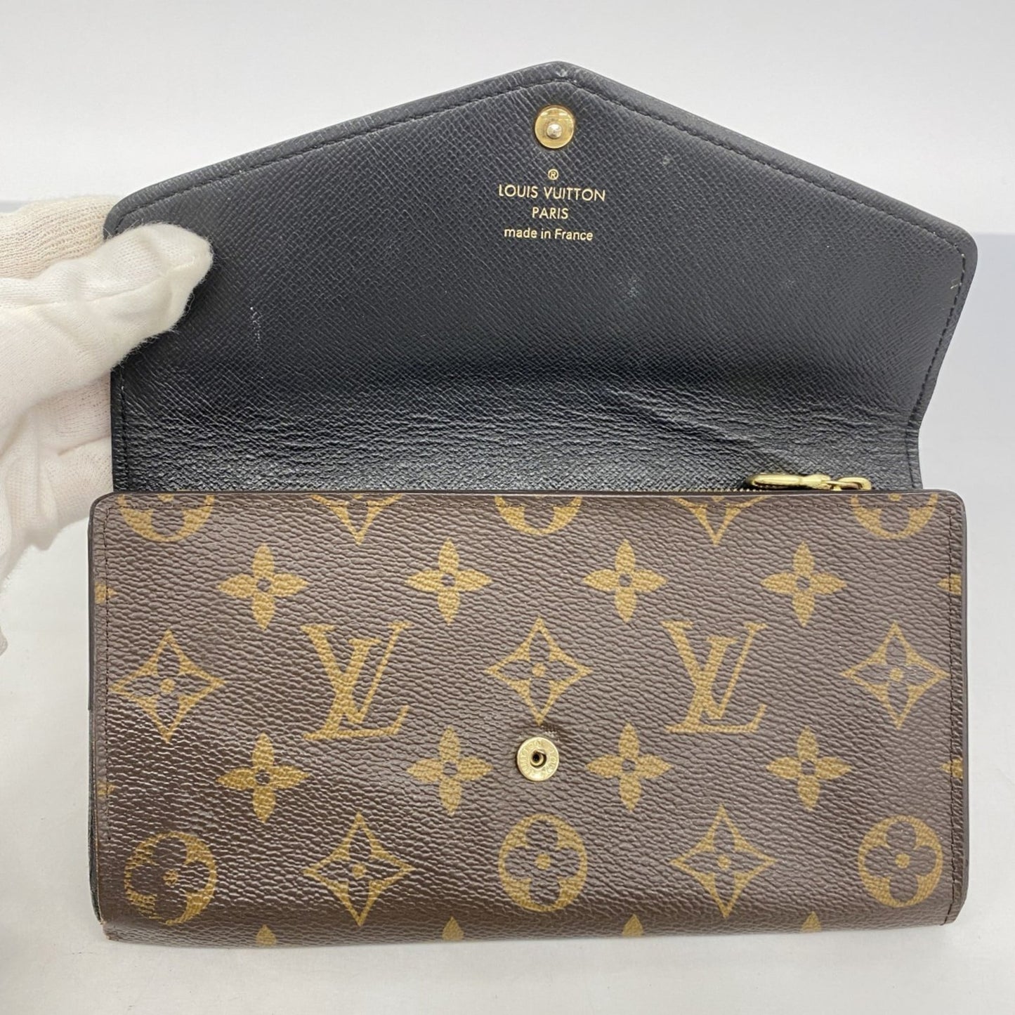 Louis Vuitton Brown Long Wallet (Bi-Fold) (Pre-Owned)