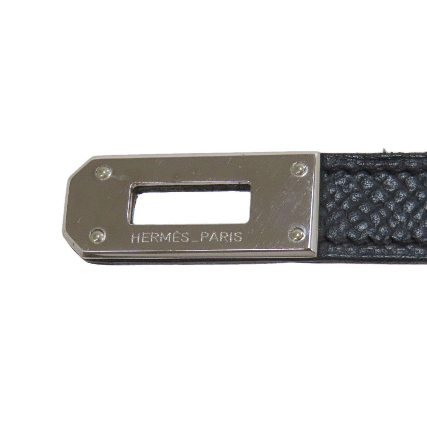 Hermes Kelly Black Epsom Leather Long Wallet (Bi-Fold) (Pre-Owned)