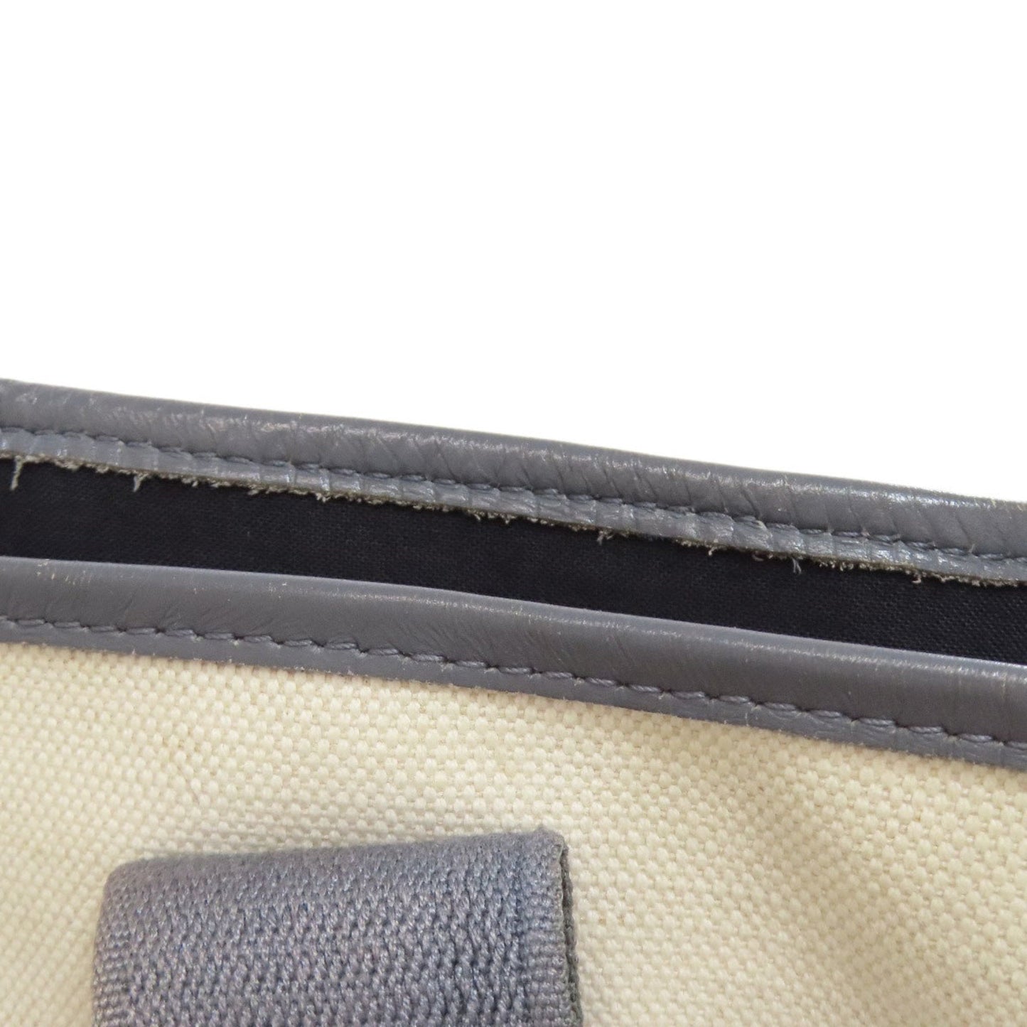 Balenciaga Gray White Canvas Tote Bag (Pre-Owned)