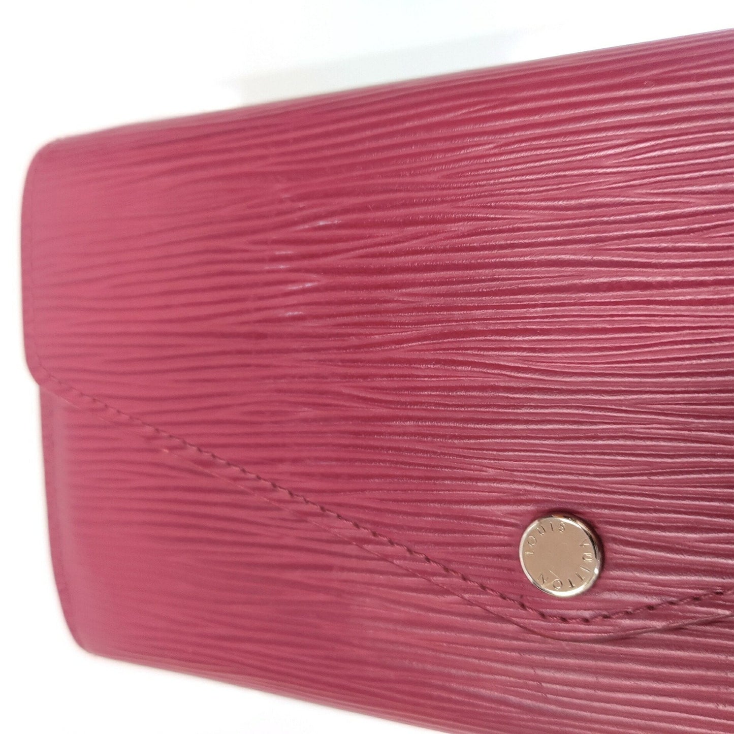 Louis Vuitton Fuchsia Epi Leather Long Wallet (Tri-Fold) (Pre-Owned)