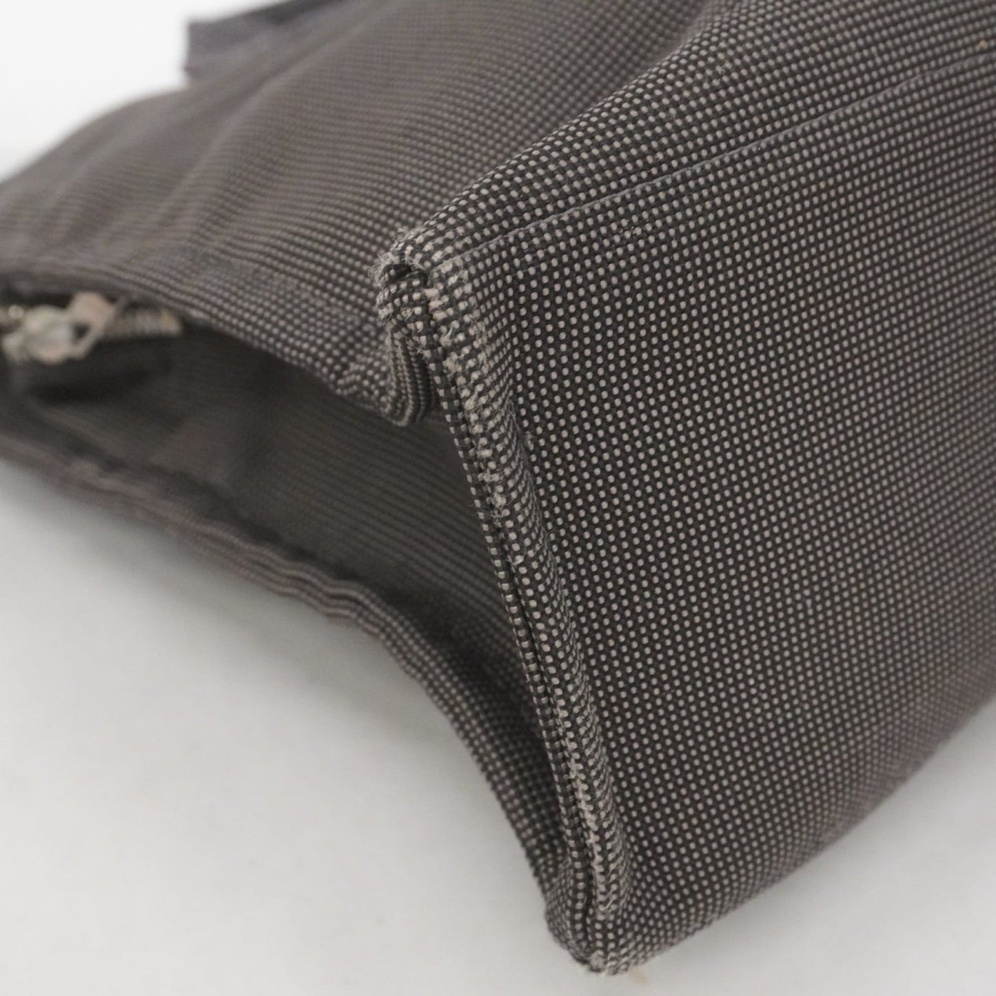 Hermes Gray Canvas Tote Bag (Pre-Owned)