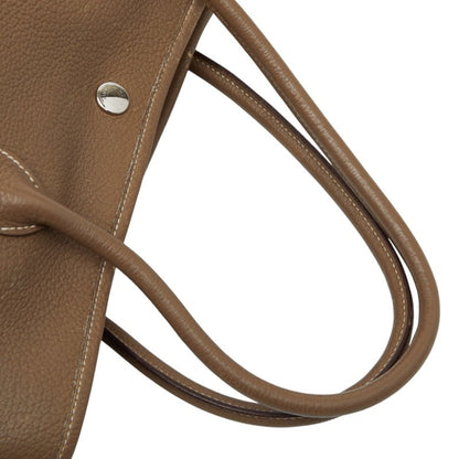 Hermes Beige Etoupe Gray Negonda Leather Handbag Tote Bag (Pre-Owned)
