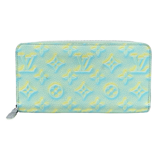 Louis Vuitton Light Blue Monogram Empreinte Long Wallet (Bi-Fold) (Pre-Owned)