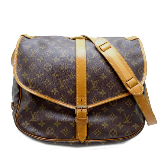 Louis Vuitton Brown Monogram Monogram Shoulder Bag (Pre-Owned)