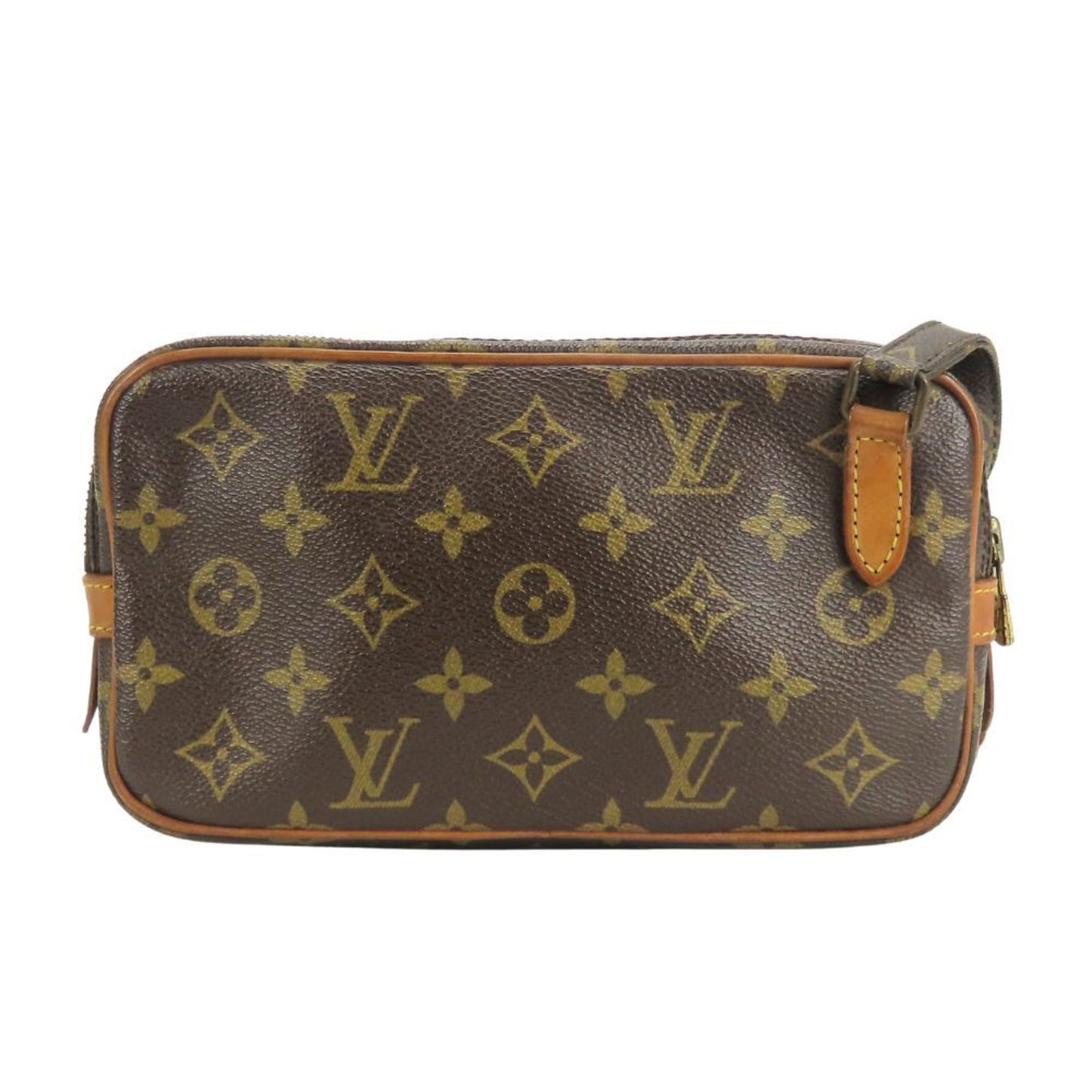 Louis Vuitton Brown Monogram Pochette Shoulder Bag (Pre-Owned)