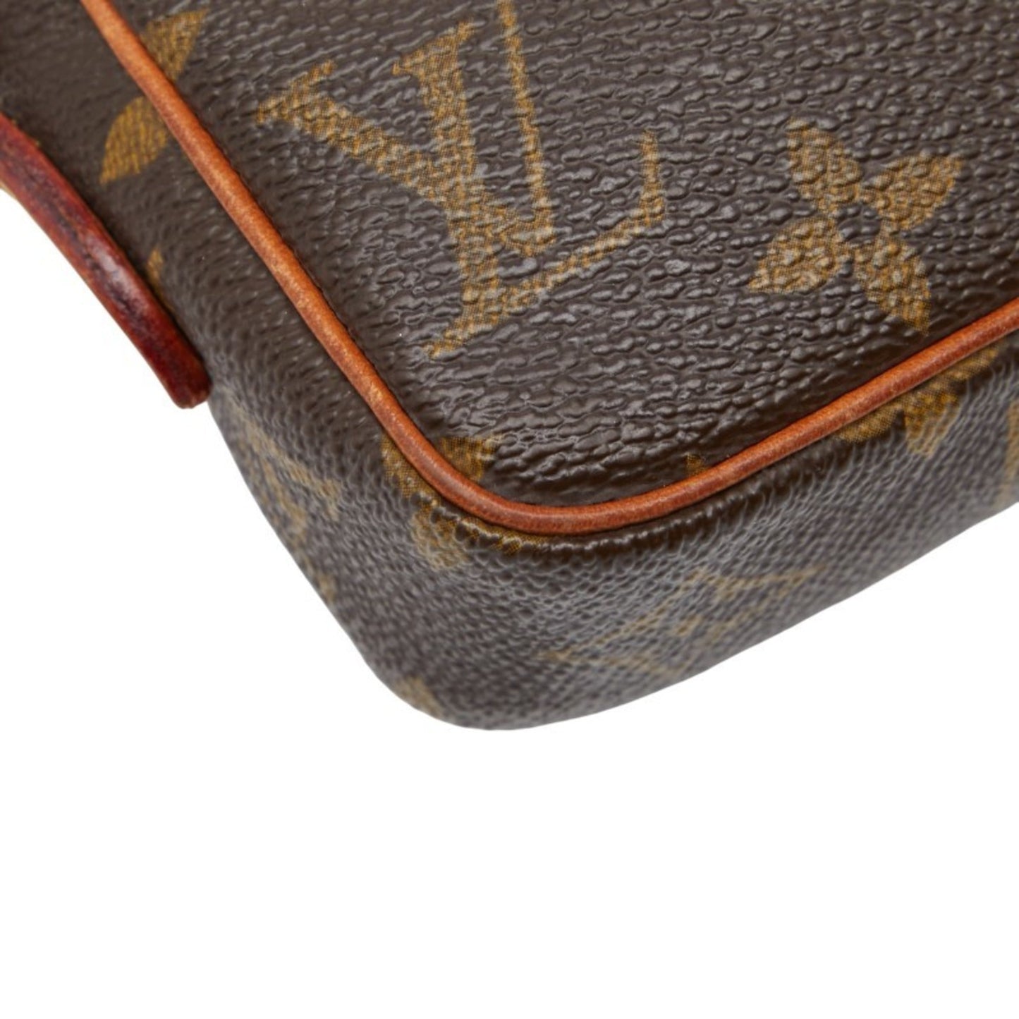 Louis Vuitton Brown Pvc Leather Shoulder Bag (Pre-Owned)