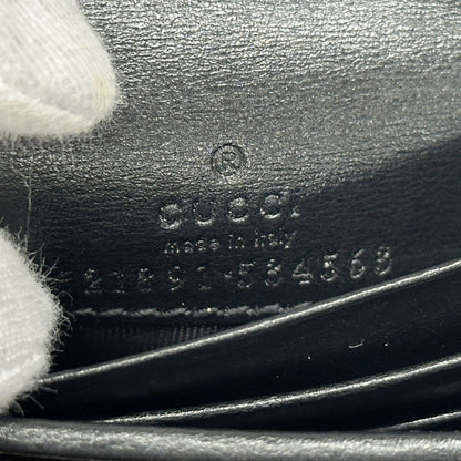 Gucci Black Leather Wallet (Bi-Fold) (Pre-Owned)