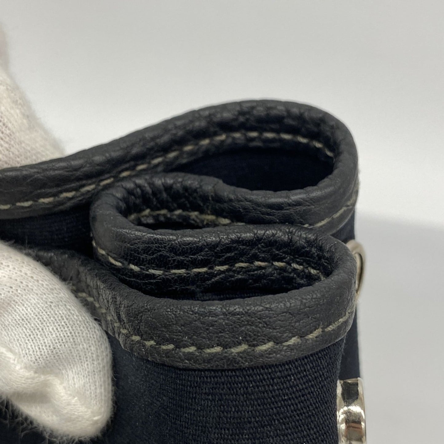 Hermes Black Toile Officier Tote Bag (Pre-Owned)