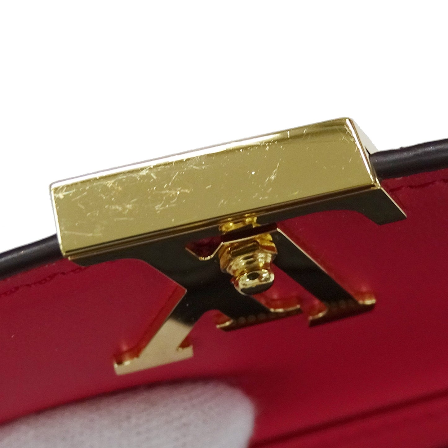 Louis Vuitton Hot Pink Noir Leather Wallet (Tri-Fold) (Pre-Owned)