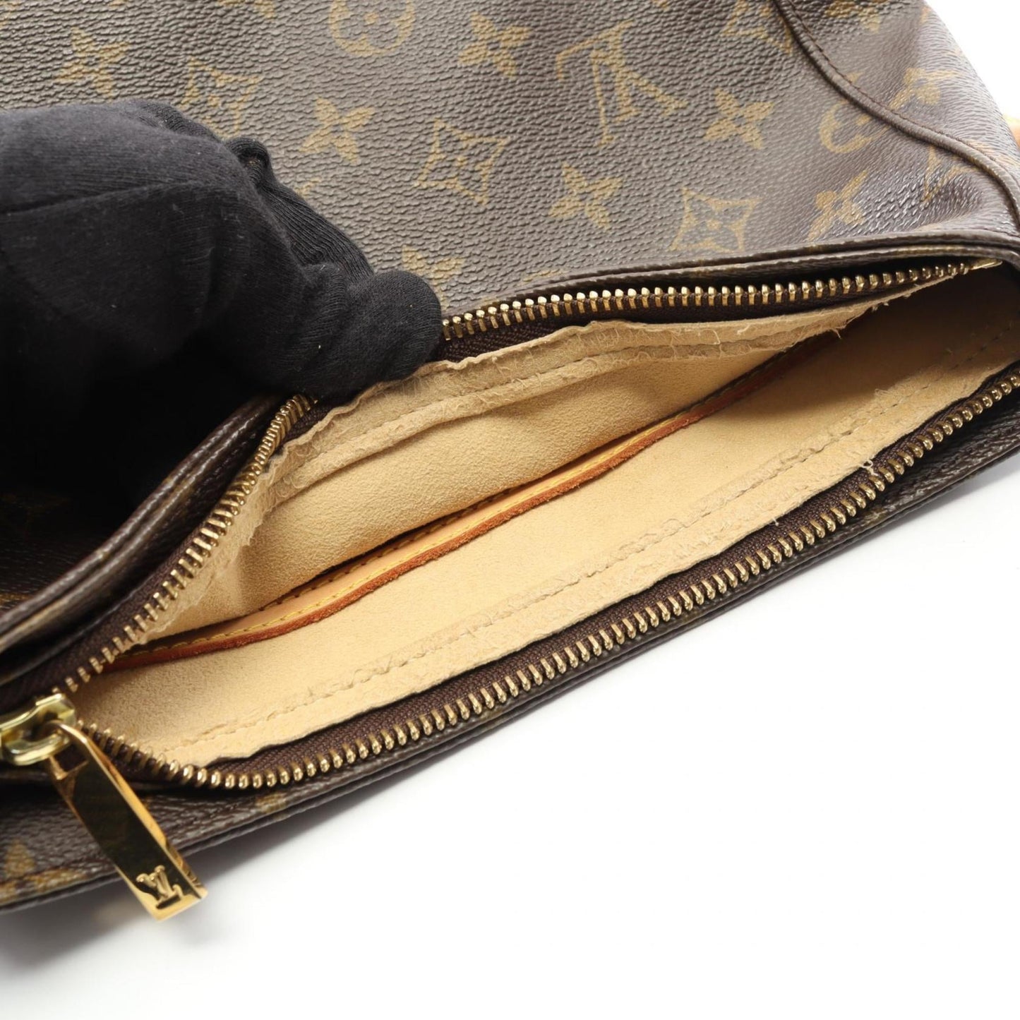 Louis Vuitton Brown Pvc Leather Shoulder Bag (Pre-Owned)