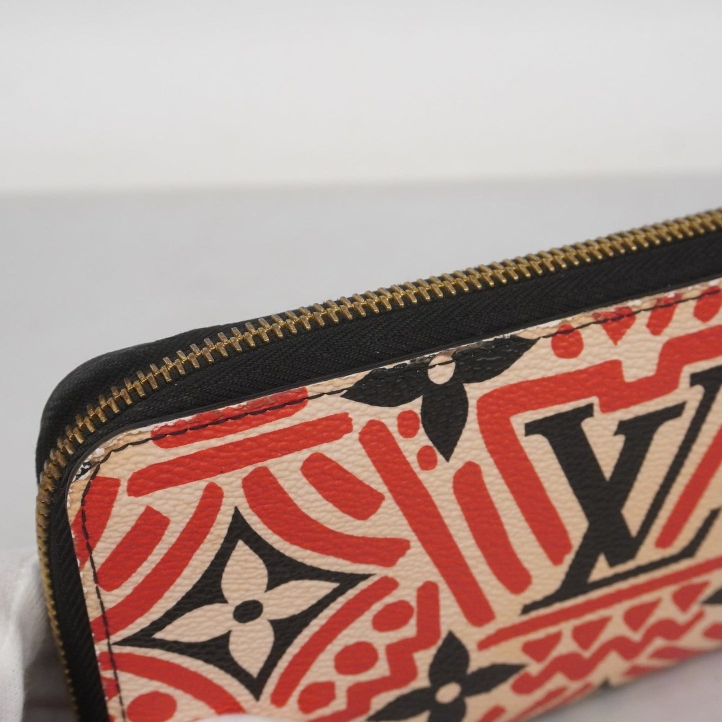 Louis Vuitton Cream Rouge Long Wallet (Bi-Fold) (Pre-Owned)