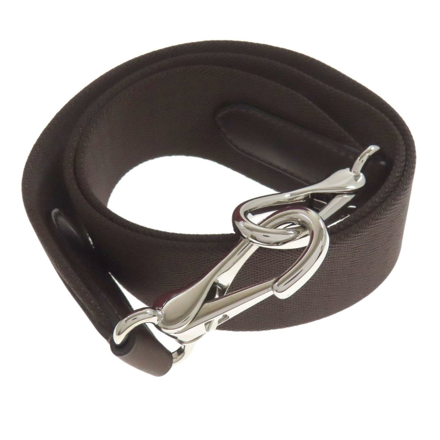 Hermes Bordeaux Brown Canvas Tote Bag (Pre-Owned)