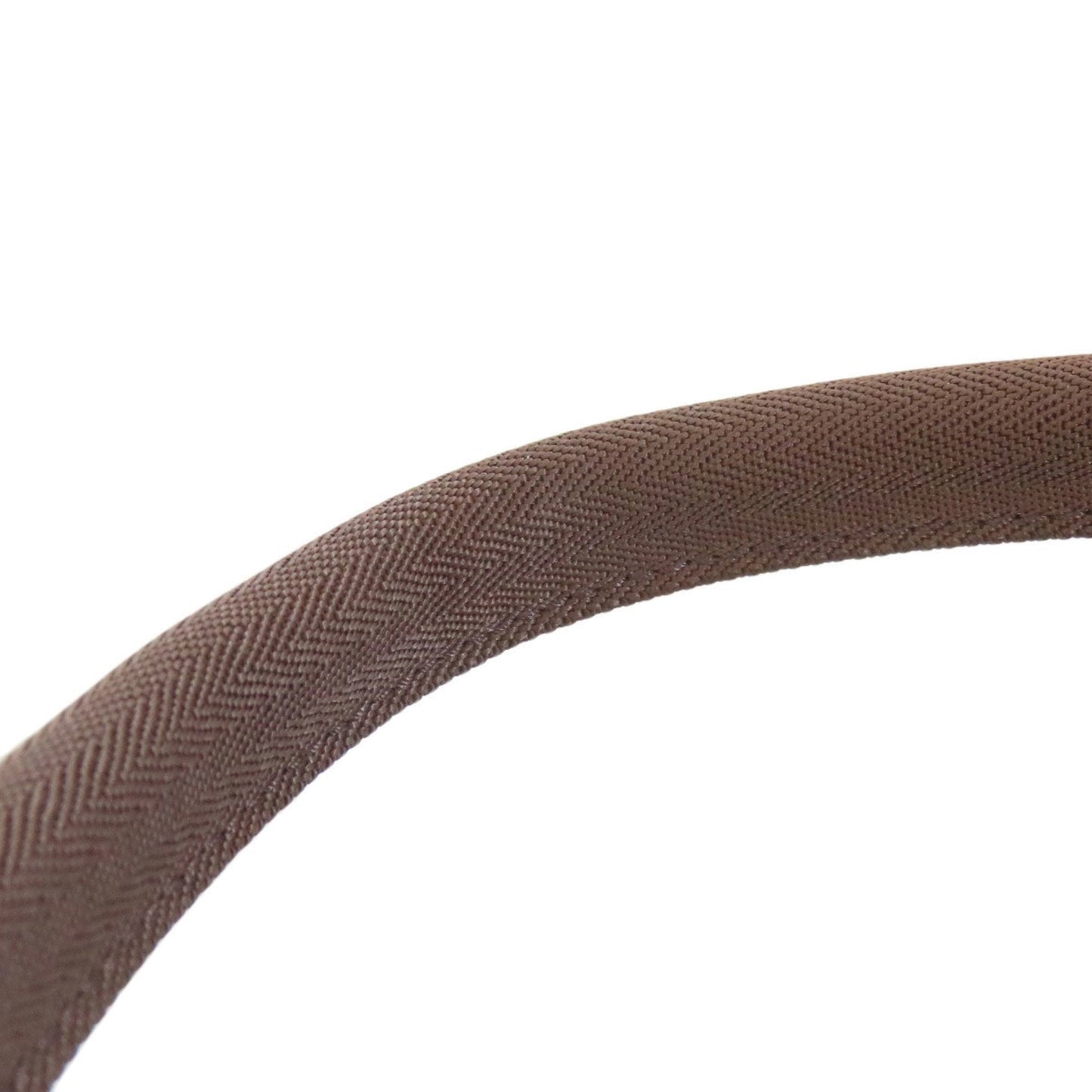 Hermes Bordeaux Brown Canvas Tote Bag (Pre-Owned)