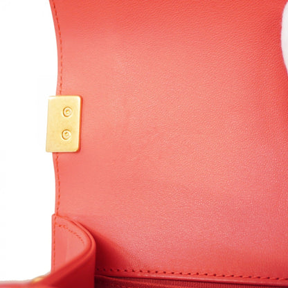 Chanel Pink Leather Shoulder Bag (Pre-Owned)